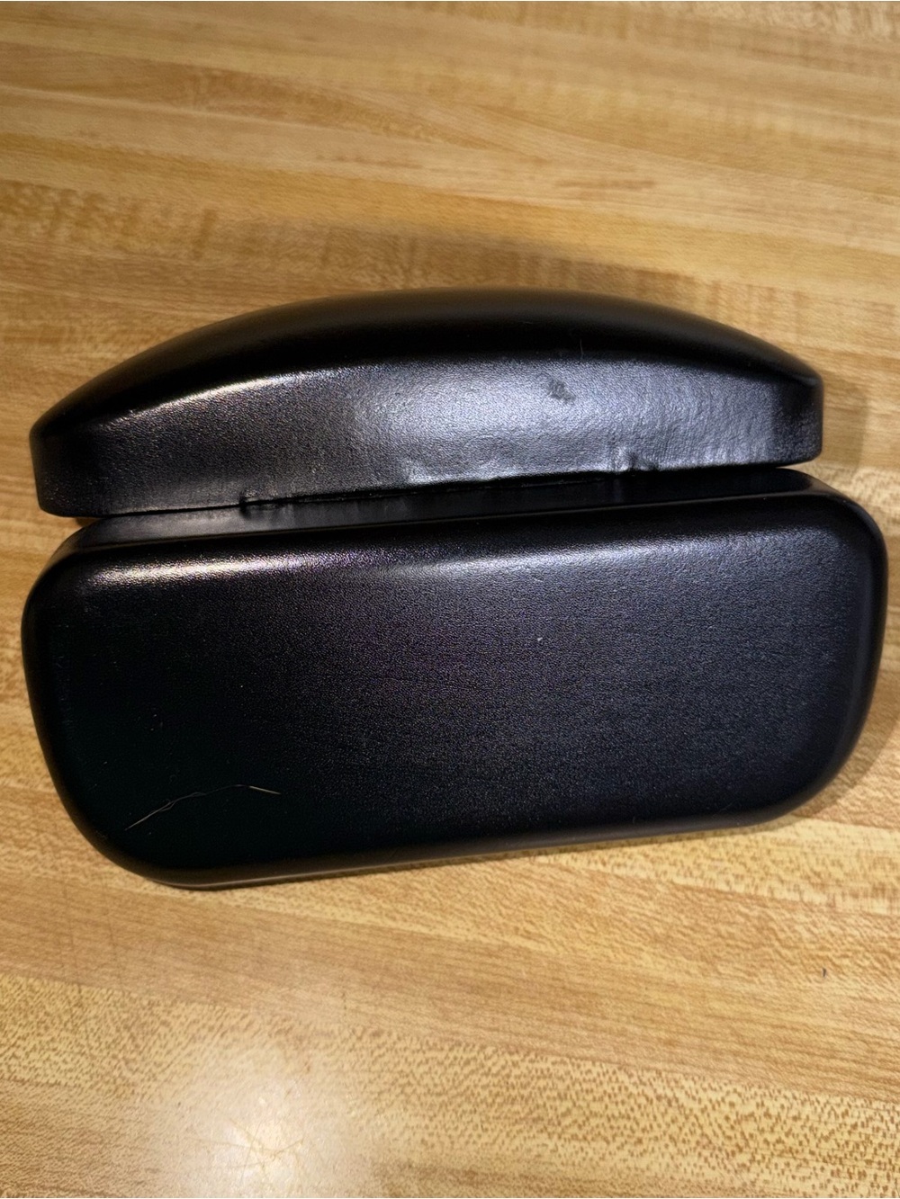 Coach Black Hard leather clamshell Sunglasses/glasses Case with Logo - Picture 5 of 7